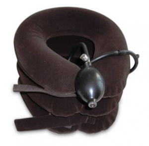 Cervical Neck Traction Device for Head & Shoulder Pain - Inflatable Neck Pillow